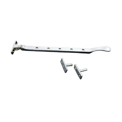 4Trade Casement Stay 2 Pin Chrome Plated 250mm