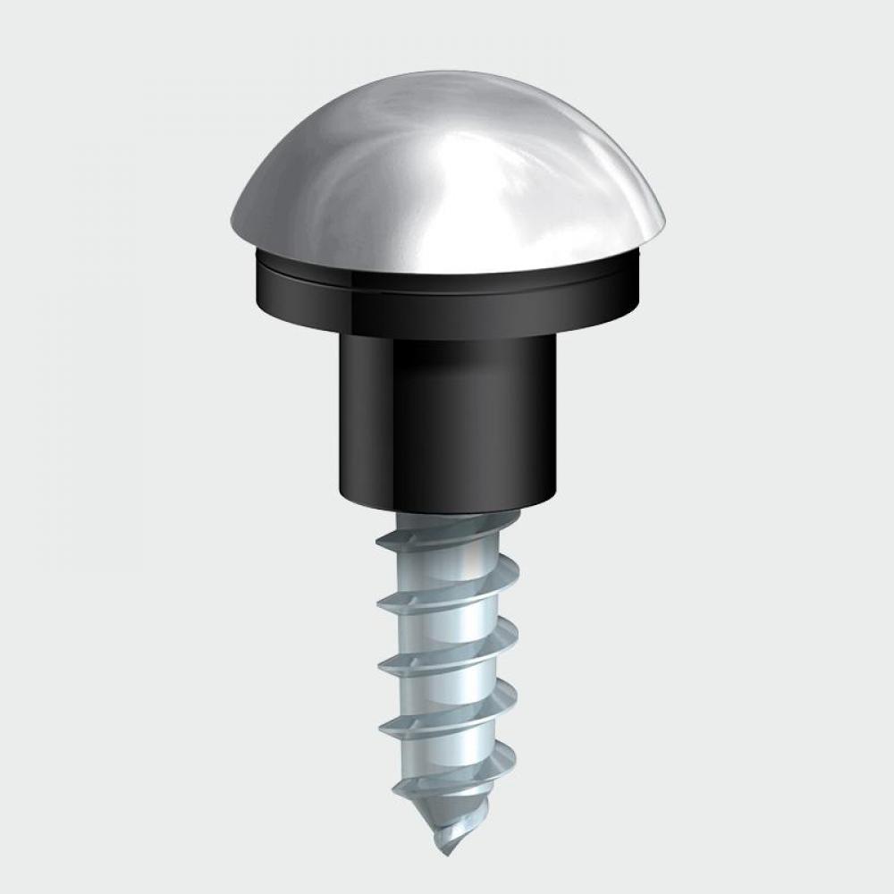 Timco 00834CMIR200 Mirror Hanging Screws - Zinc - Chrome Dome 8 X 3/4 Box 200