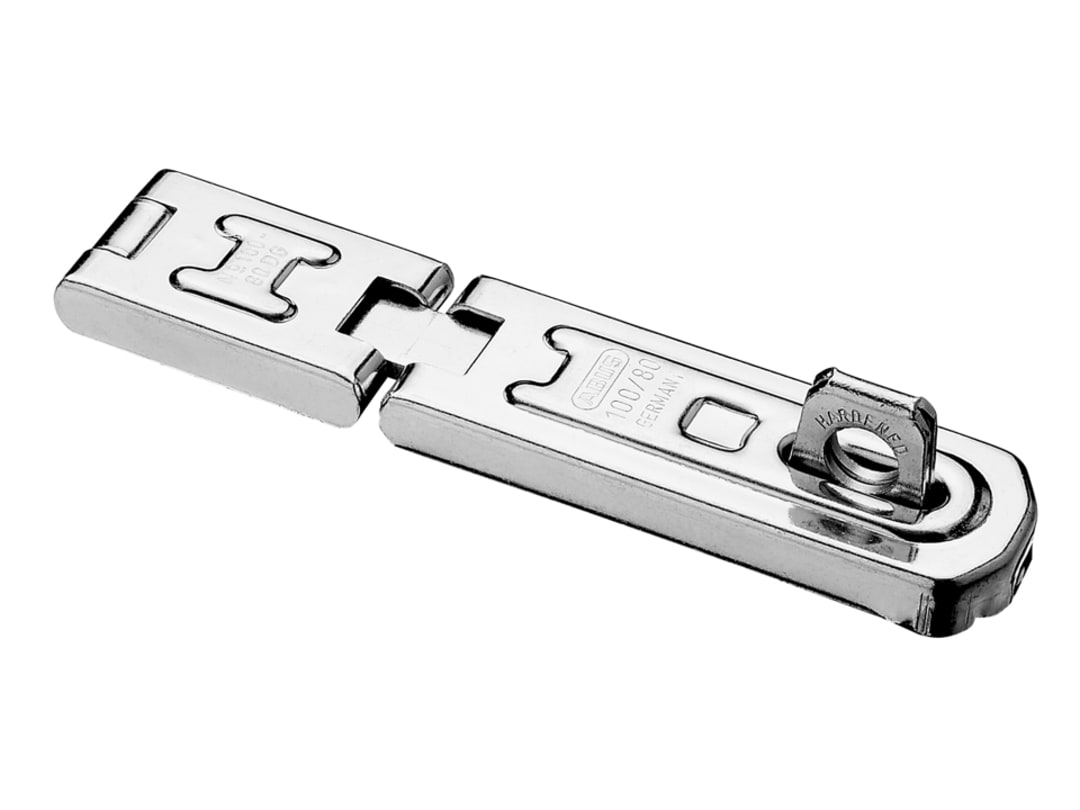 ABUS Mechanical 100/80 DG Hinged Hasp & Staple 80mm 10001443-01