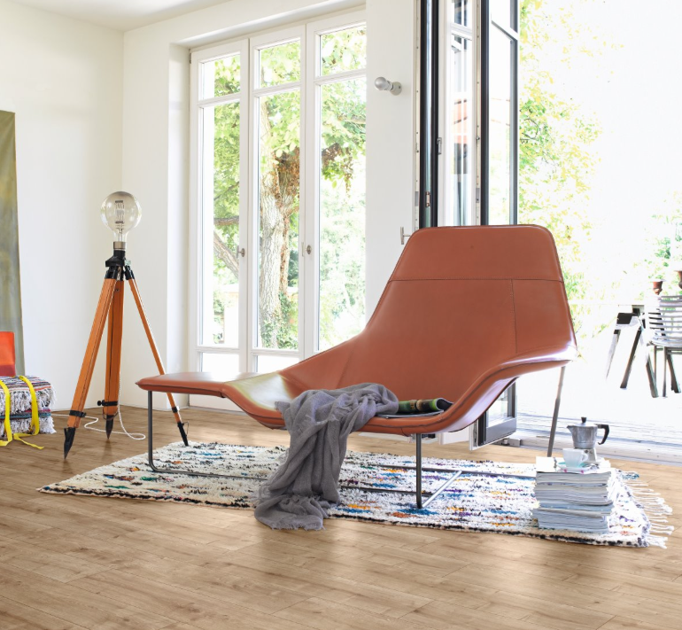 Oak sanded Countryside Basic 400 Wide plank Matt-finish texture