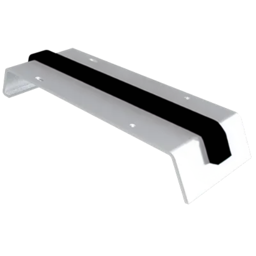 Aluminium Coping Fixing Clip for 301-350mm Wall - 410mm Black (9005 Matt)