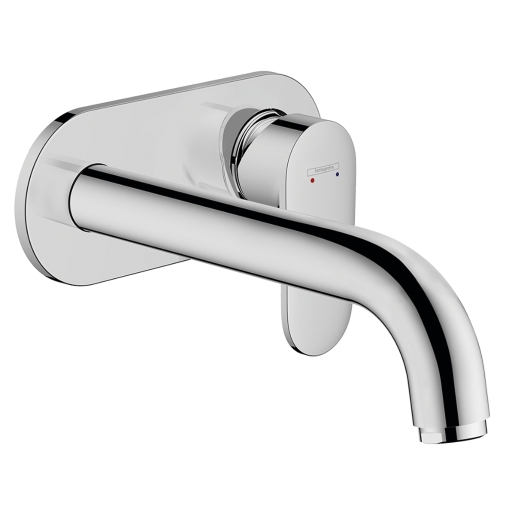 Hansgrohe Vernis Blend Single lever basin mixer for concealed installation wall-mounted with spout 20,7cm - Chrome - 71576000