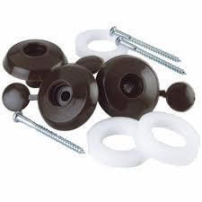 PolyX Fixing Buttons - for 25mm Polycarbonate Sheets Brown - Box of 10