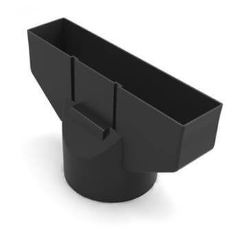 Tile Vent Adaptor - Black