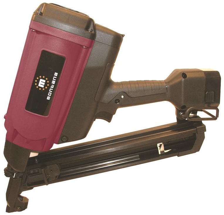Montana GSN34-65MC Cordless Gas Positive Placement Joist Hanger Nailer - 38-60mm