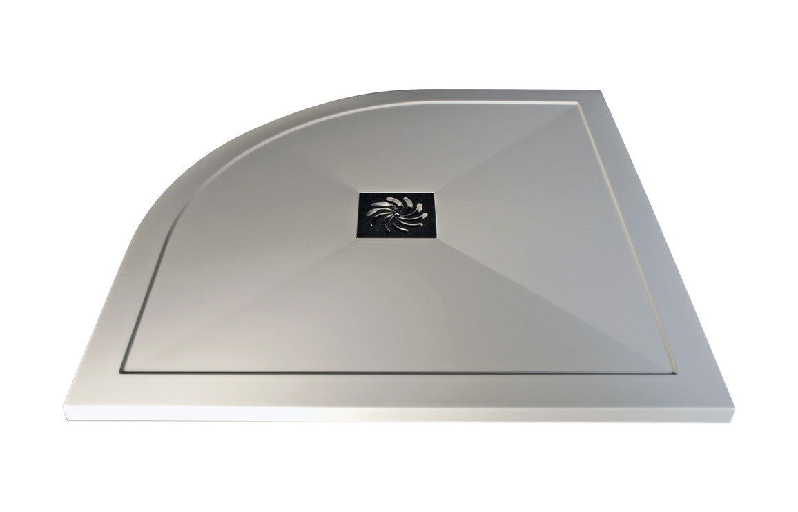 Ultra-Slim Anti Slip Quadrant Shower Tray & Waste