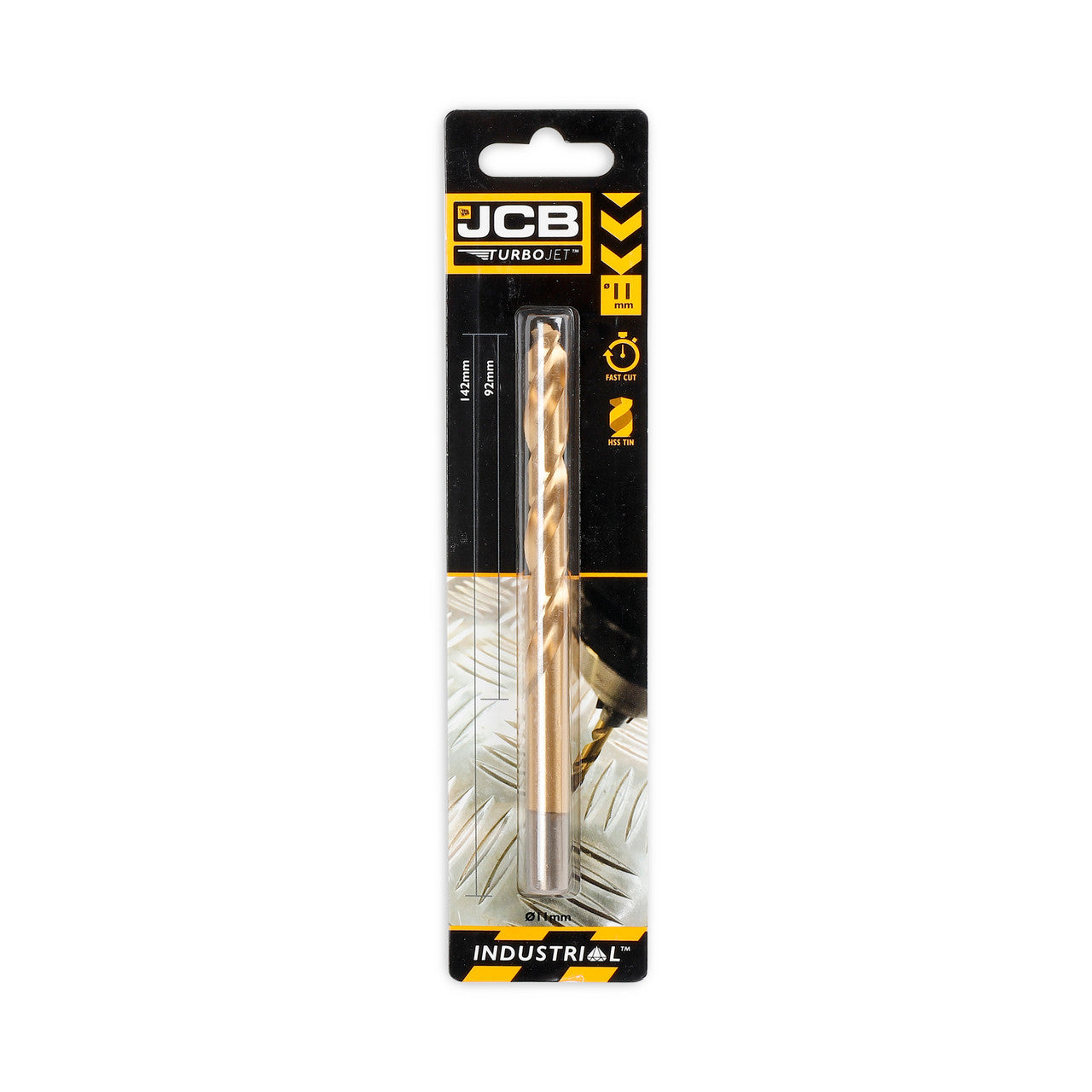 JCB 11 x 142mmm 7 Point HSS Drill Bit TurboJet | 5055803318833
