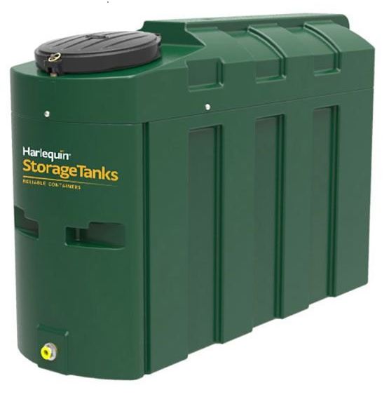 Harlequin 1000 Litre Bunded Slimline Oil Tank | 1000ITE*
