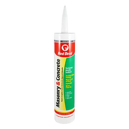 Red Devil Masonry & Concrete Acrylic Repair Sealant. Fill Gaps, Cracks & Joints in Masonry, Stone, Concrete, Brick and more