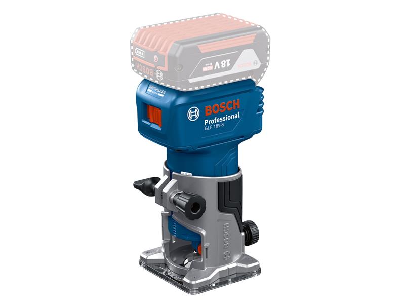 Bosch 06016C6070 Glf 18V-8 Professional Palm Router 18V Bare Unit