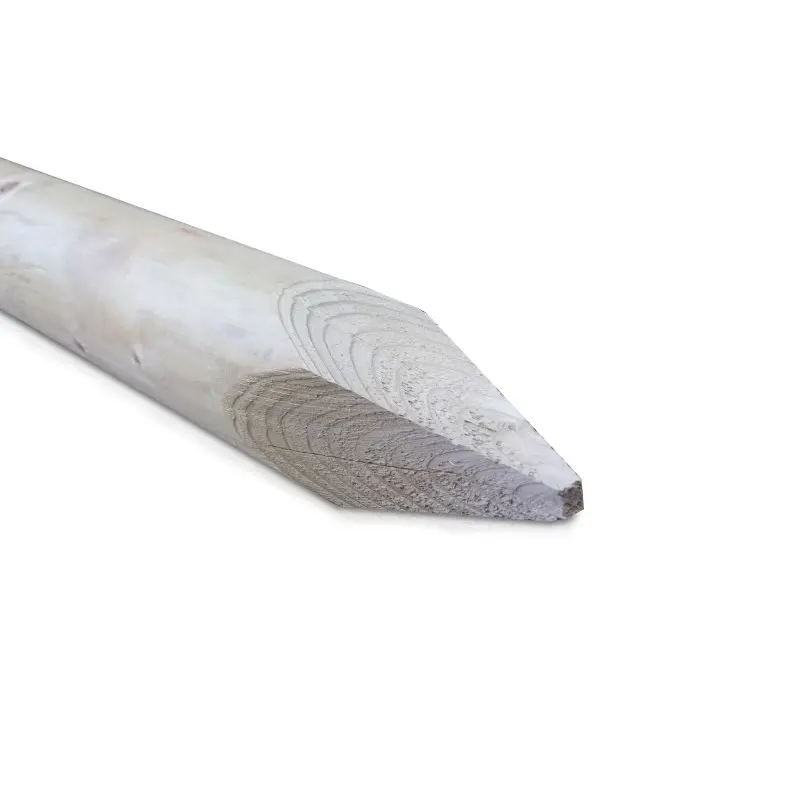 60mm Machined Round Post Pointed