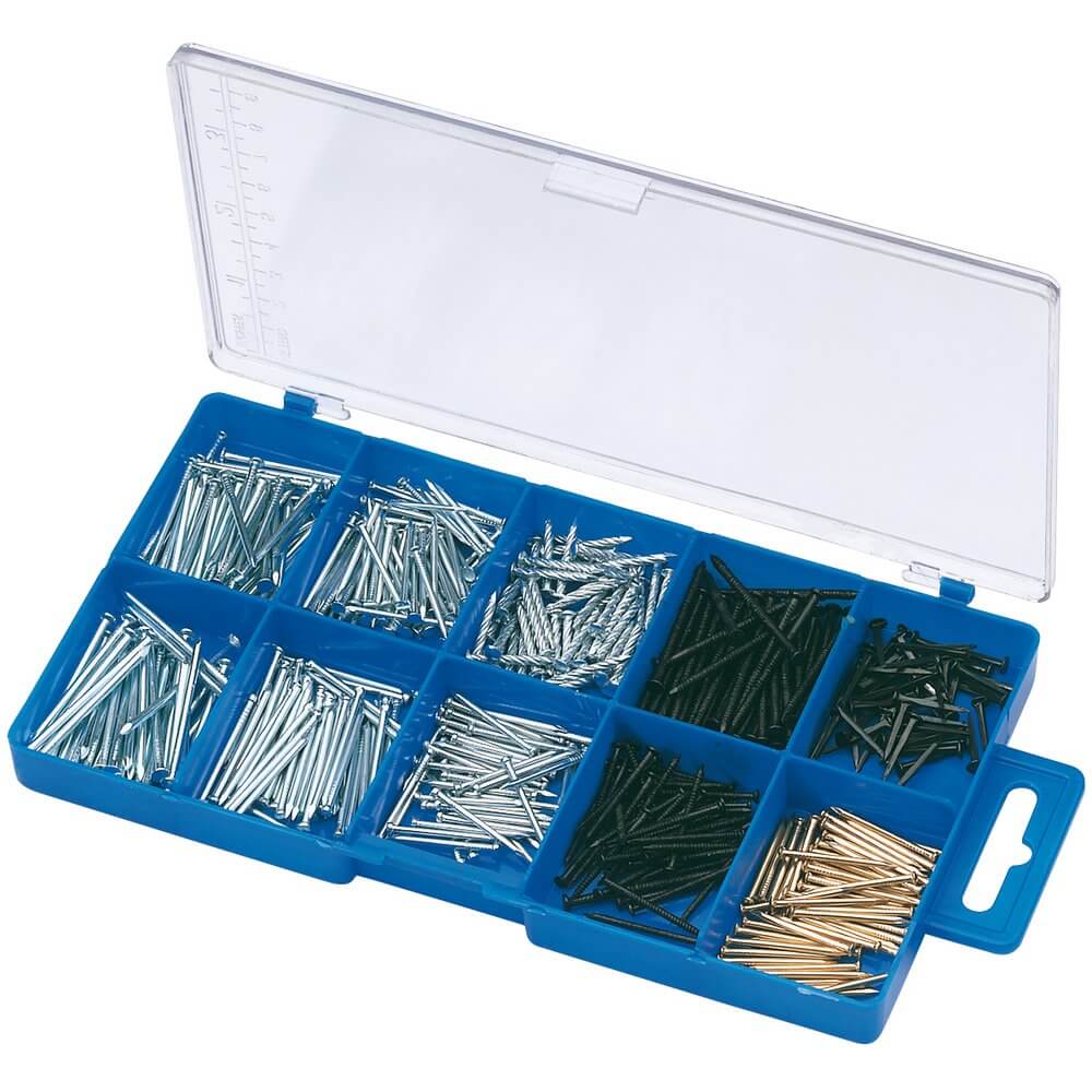 Draper 69042 Nail And Pin Assortment (485 Piece) per assrt.
