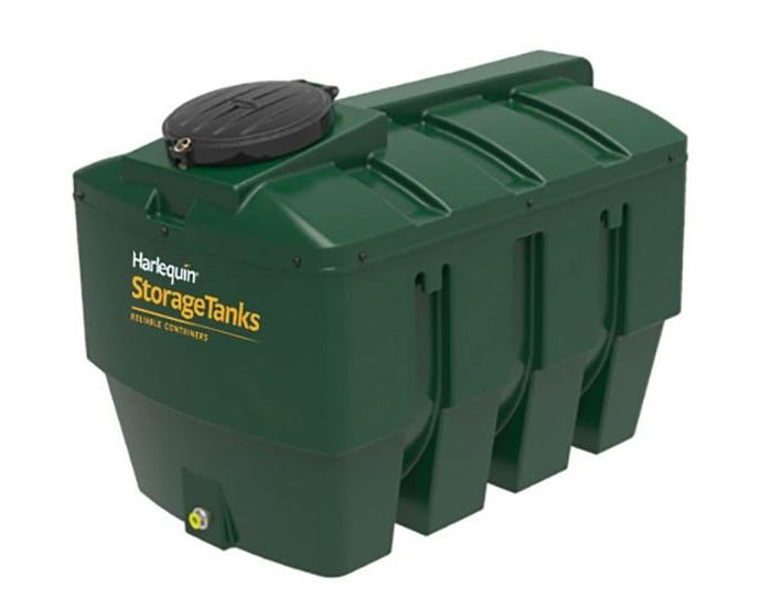 Harlequin 1400 Litre Bunded Horizontal Oil Tank | 1400HQi*