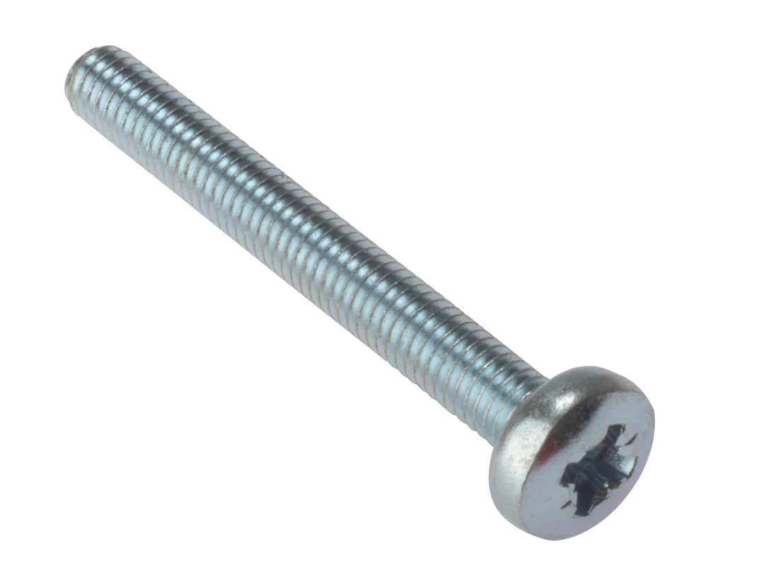 Fandf 25MSPH630 Machine Screw - Pan Head - Zinc Plated M6 X 30Mm (Bag Of 25)
