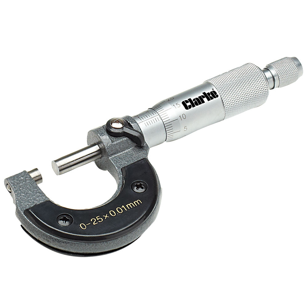 Clarke 4500280 Cm180 0-25Mm Micrometer