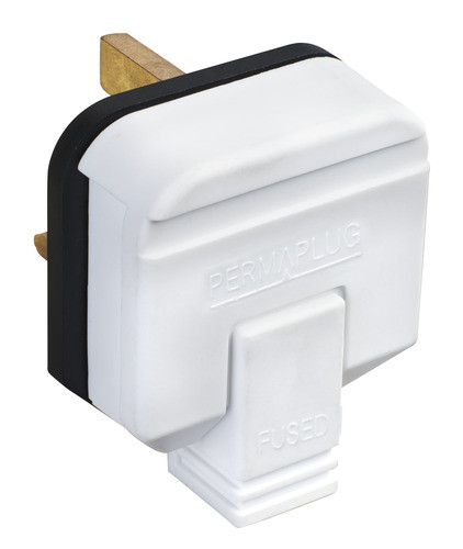 13A Hd Plug White HDPT13W-01