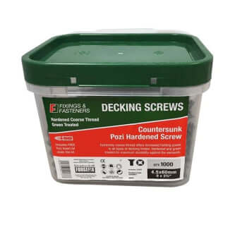 Decking Screw Green Tub 1000
