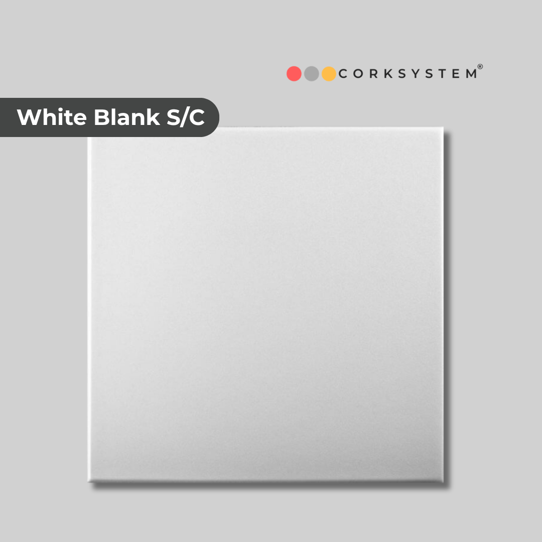 White Blank S/C: Decorative Ceiling & Wall Panels - 2m2 (21.52 sqft) - 8 Panels