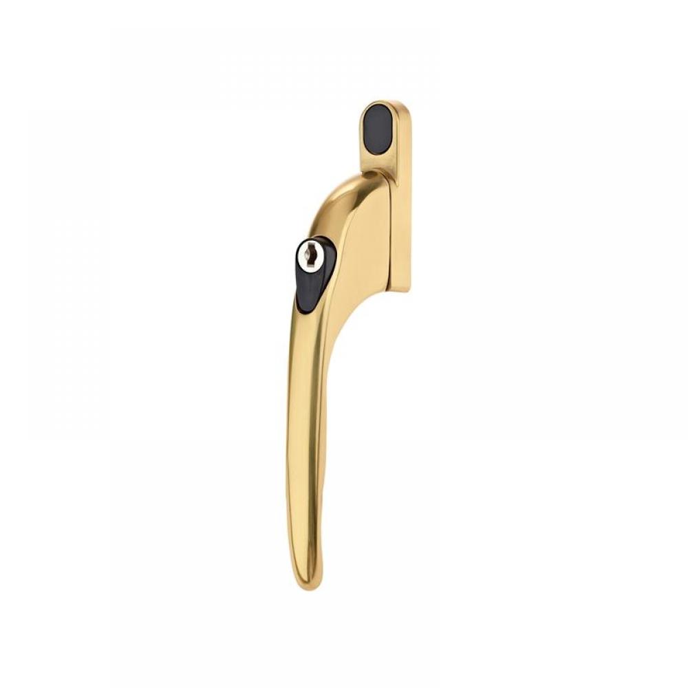 Yale Locks P-YWHLCK40N-PB Pvcu Window Handle Polished Brass Finish