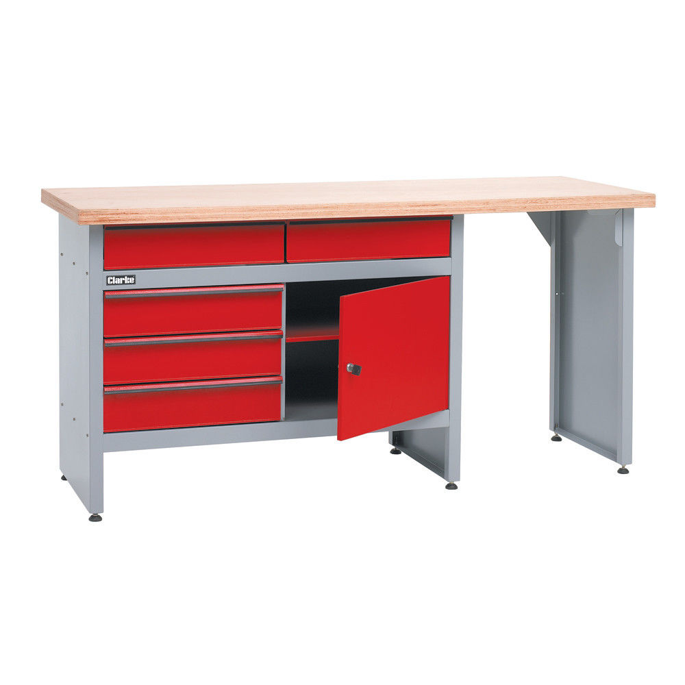 Clarke 4501510 Cwb1700P 5 Drawer Workbench