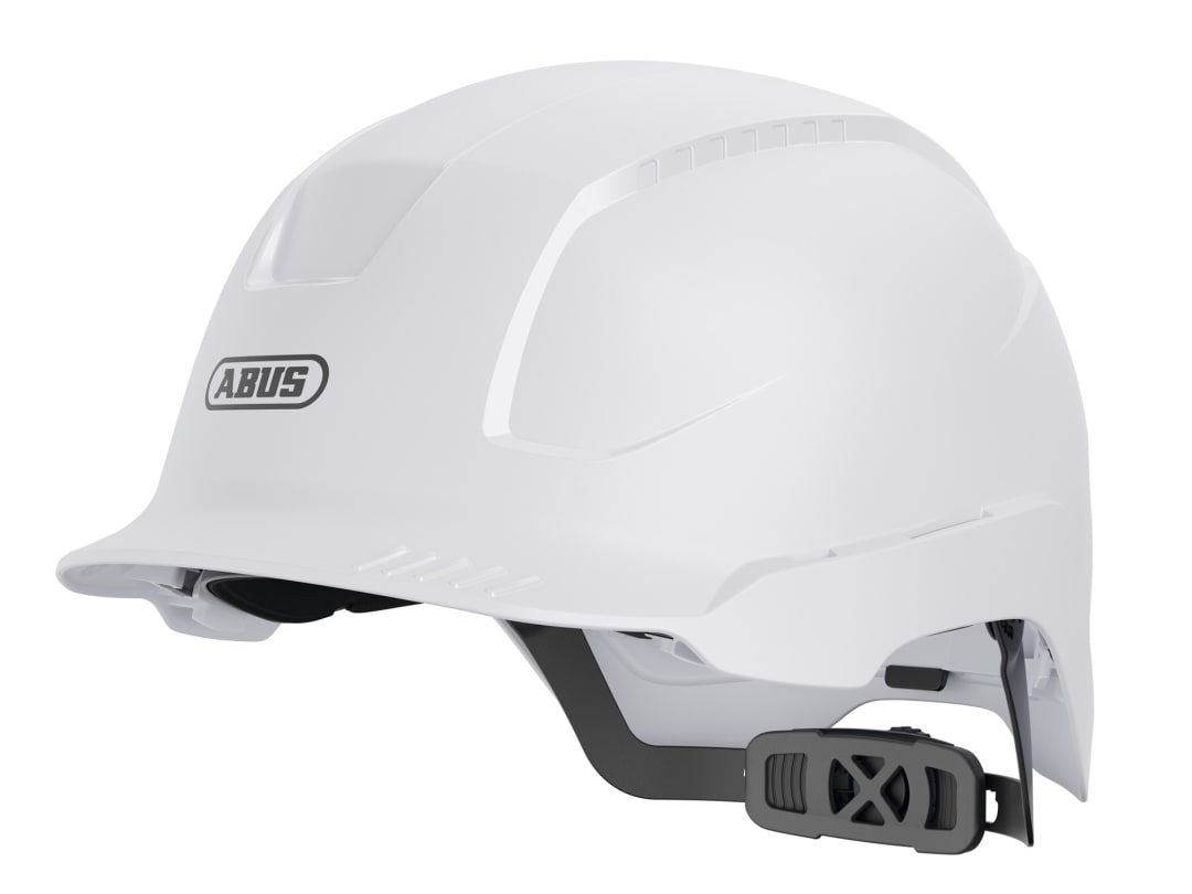 ABUS Mechanical SCATOR-E Non-vented Safety Helmet White 10094806-01