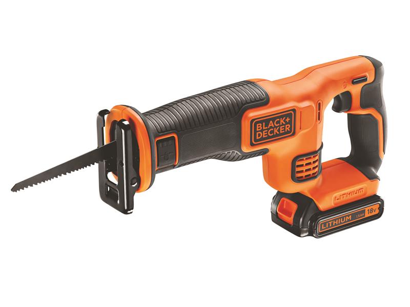 Black + Decker BDCR18C1-GB Bdcr18C1 Reciprocating Saw 18V 1 X 1.5Ah Li-Ion