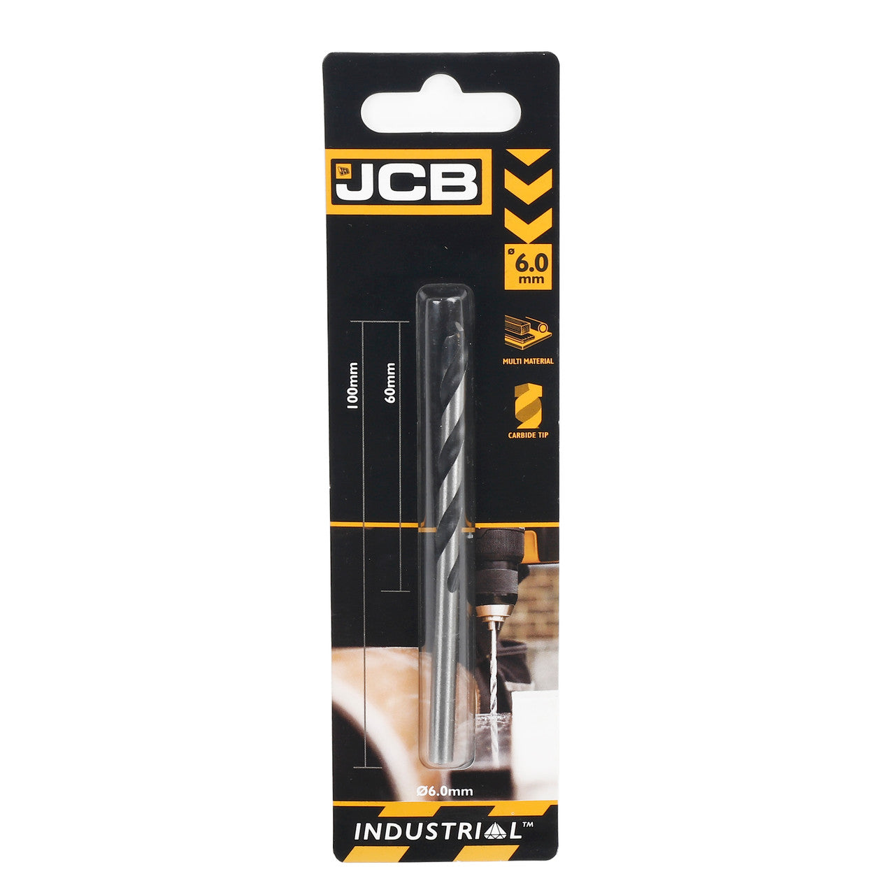 JCB 6 x 100mm Multi Purpose Drill | 5055803310554