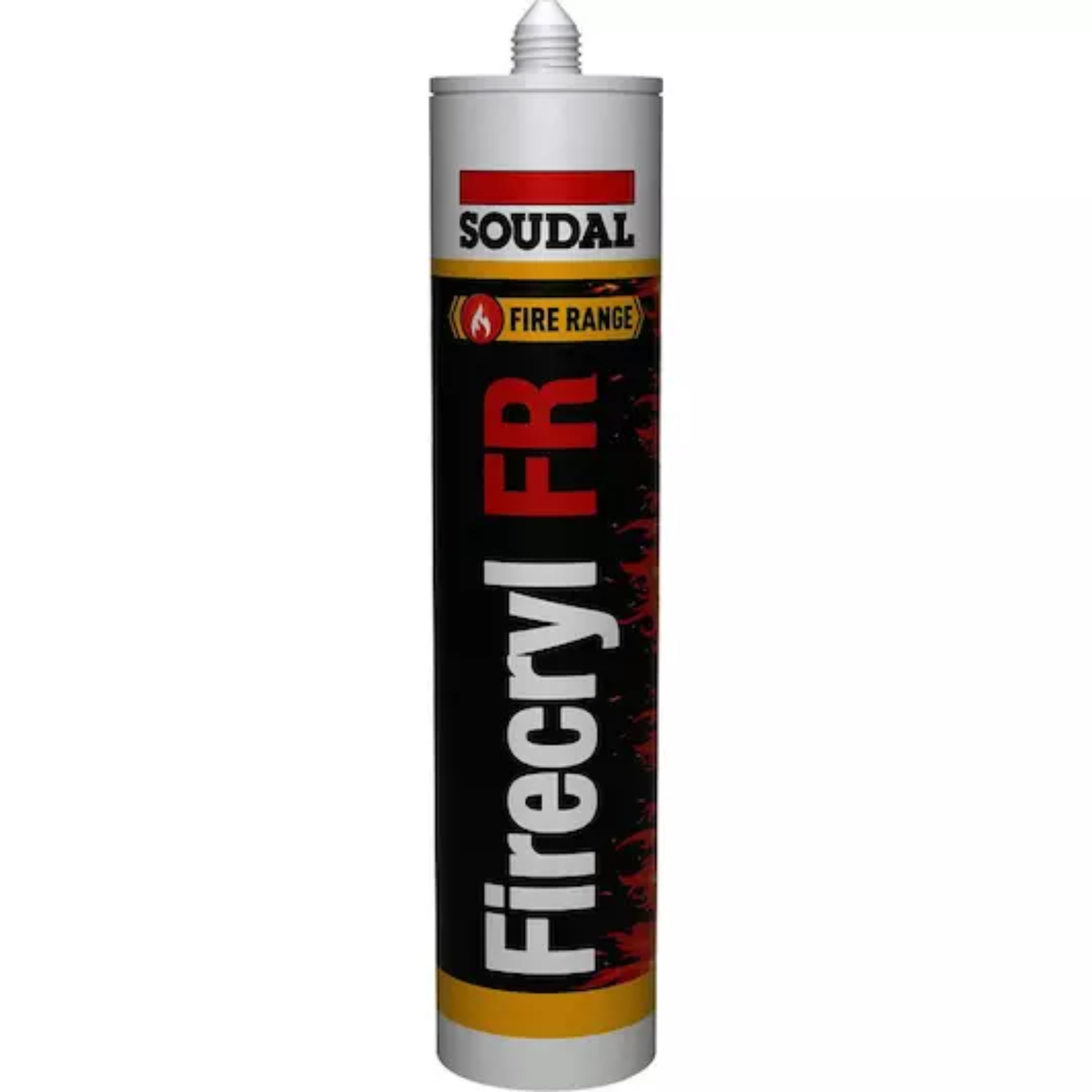 SOUDAL 107433 Firecryl Fire Resistant Acrylic Sealant Grey 300ml