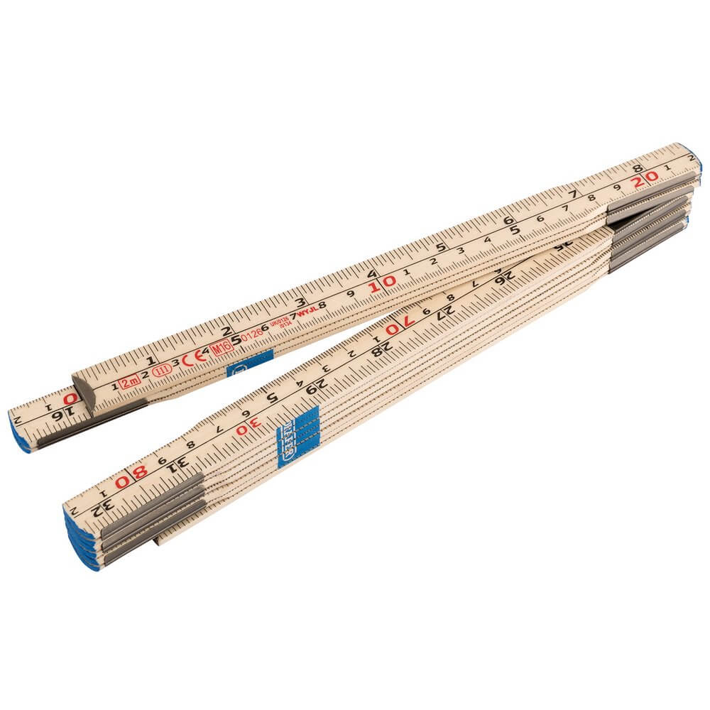 Draper 20703 Folding Wood Rule 2M each