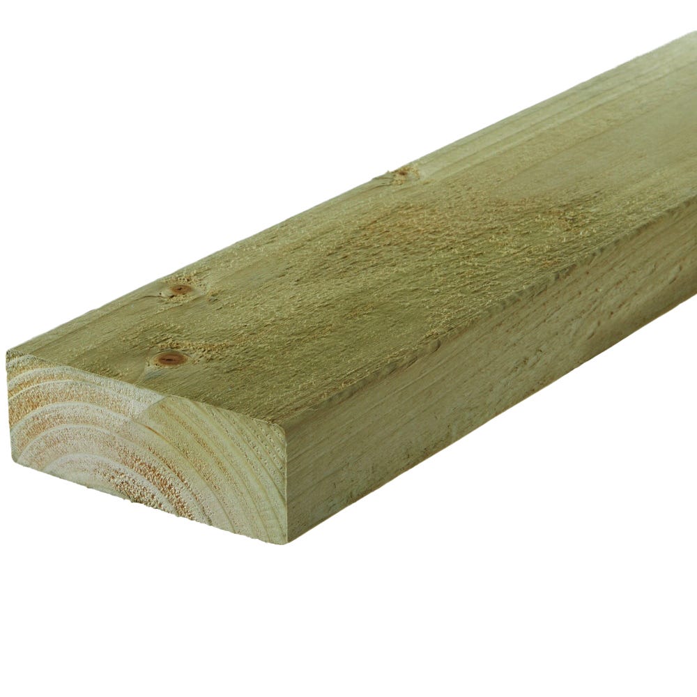 C16 Treated Timber 3000mm x 125mm x 47mm (5in x 2in)