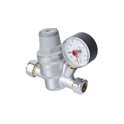 Altecnic 15mm Pressure Reducing Valve Complete with Gauge 533841H