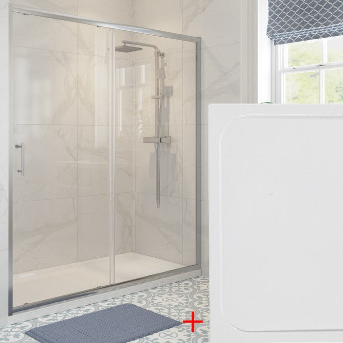 Reflexion Classix 1200mm Sliding Door & 800mm Tray Pack