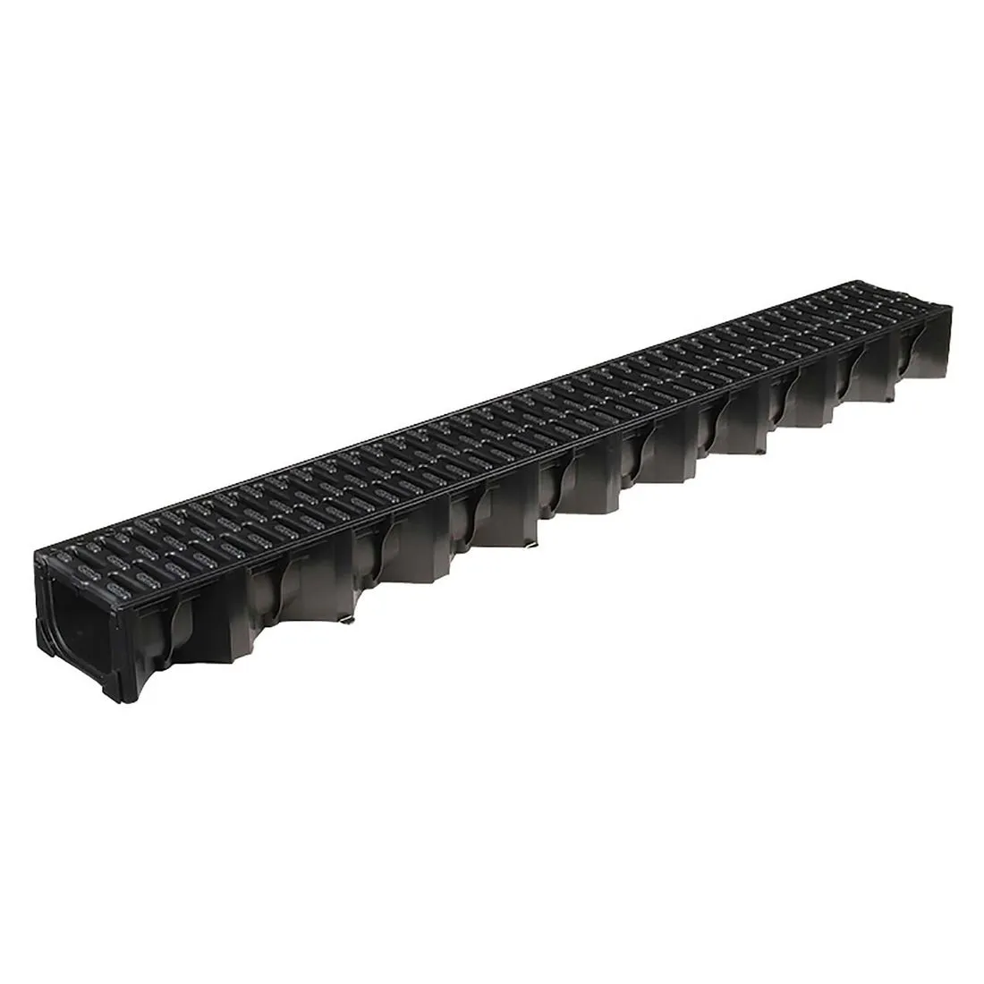Aco Hexdrain Black Channel 1M Plastic Grating
