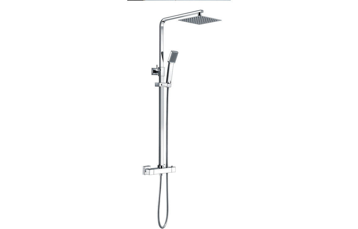 Coronas Thermostatic Bar Mixer w/Riser & Overhead Kit