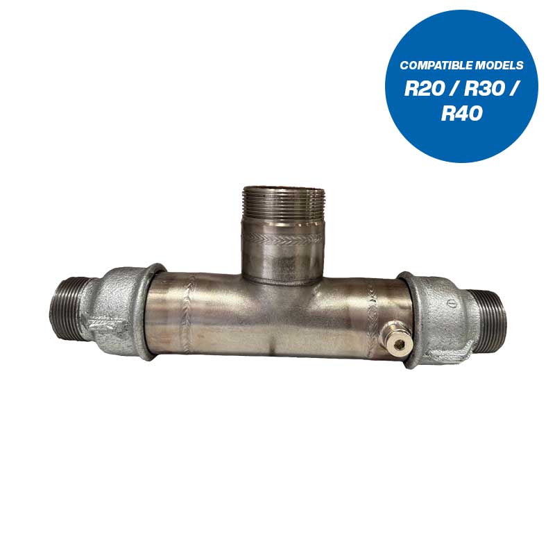 FPZ PV56 1 1/2" Stainless Steel Tee – For Mounting VRL6 & MC040