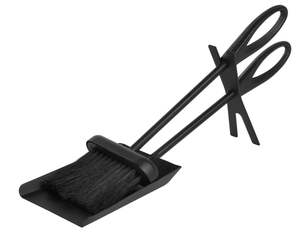 Hearth & Home Fireside Dustpan And Brush Set Black 15″
