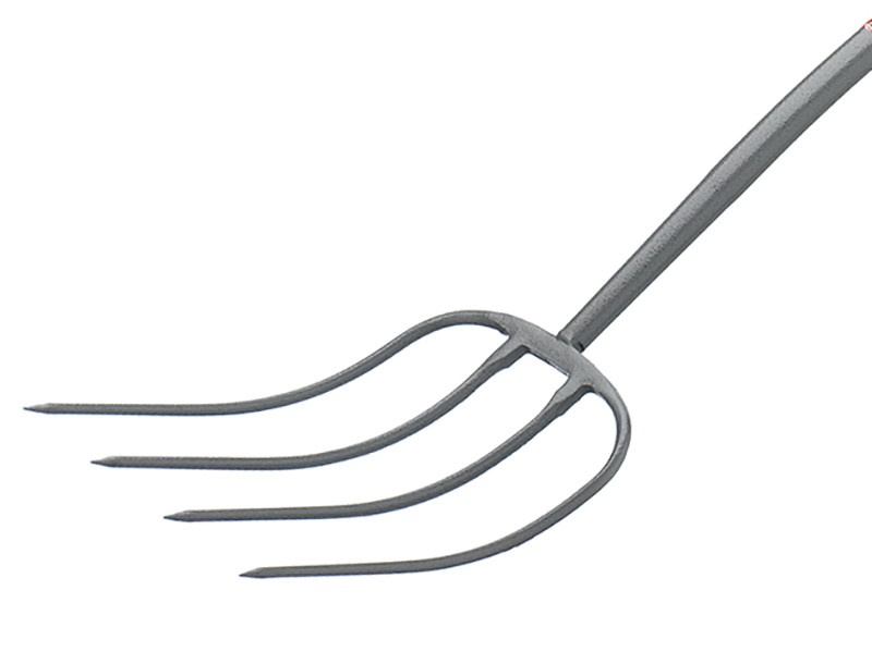 Bulldog BMFT All-Metal 4-Prong Manure Fork T-Handle