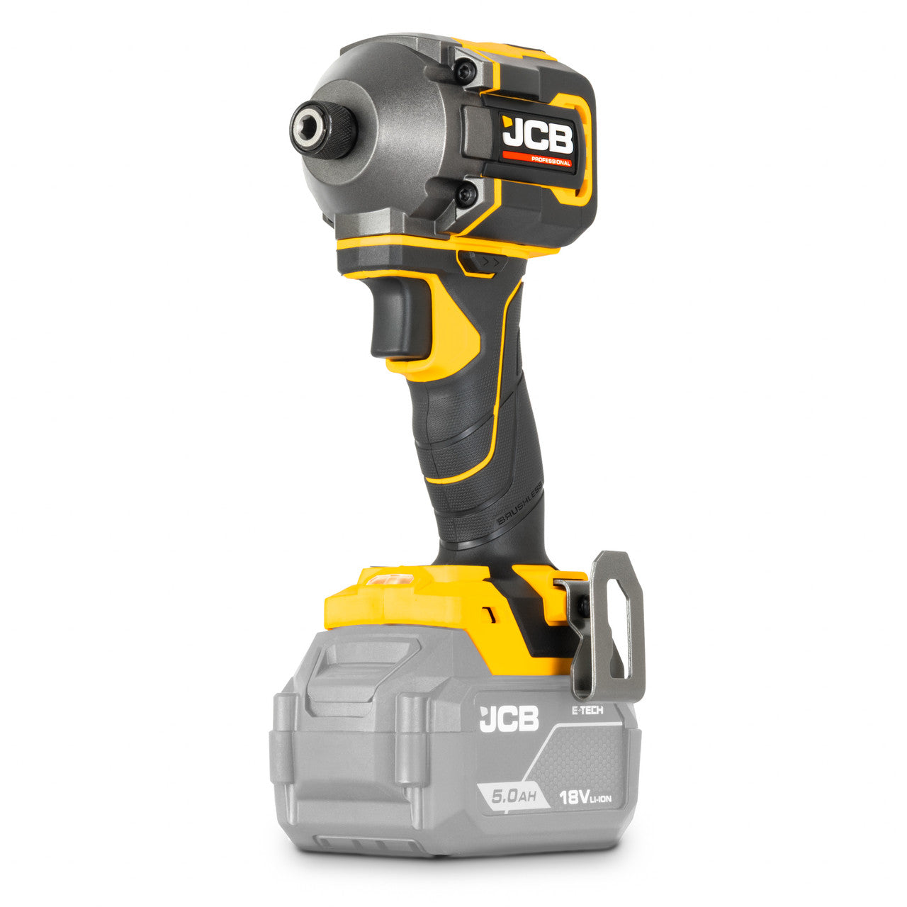 JCB Pro 18V Compact Impact Driver 230Nm, 4 Settings, Quick Release ¼” Chuck (Bare Tool) | JCB-18PID-230