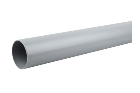 3m plain ended pipe grey