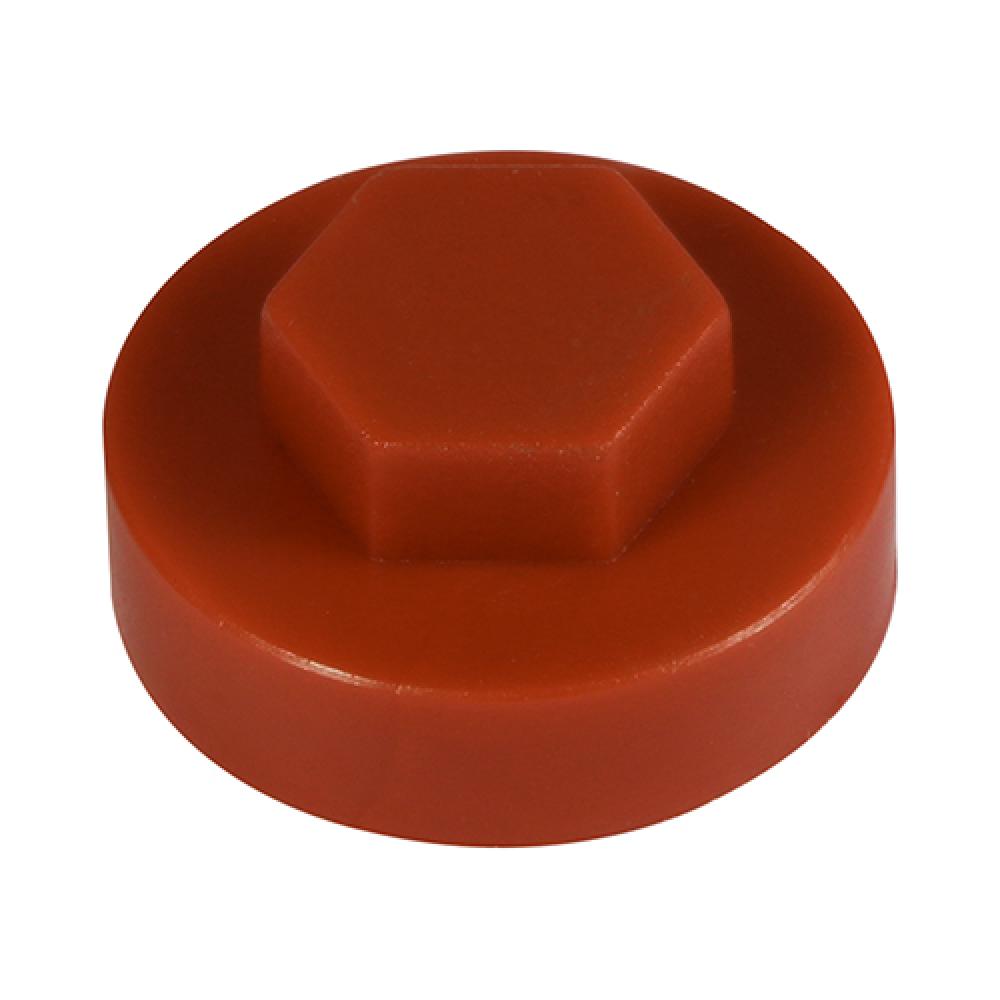 TIMco Hex Cover Cap - Terracotta 16mm Bag 1000
