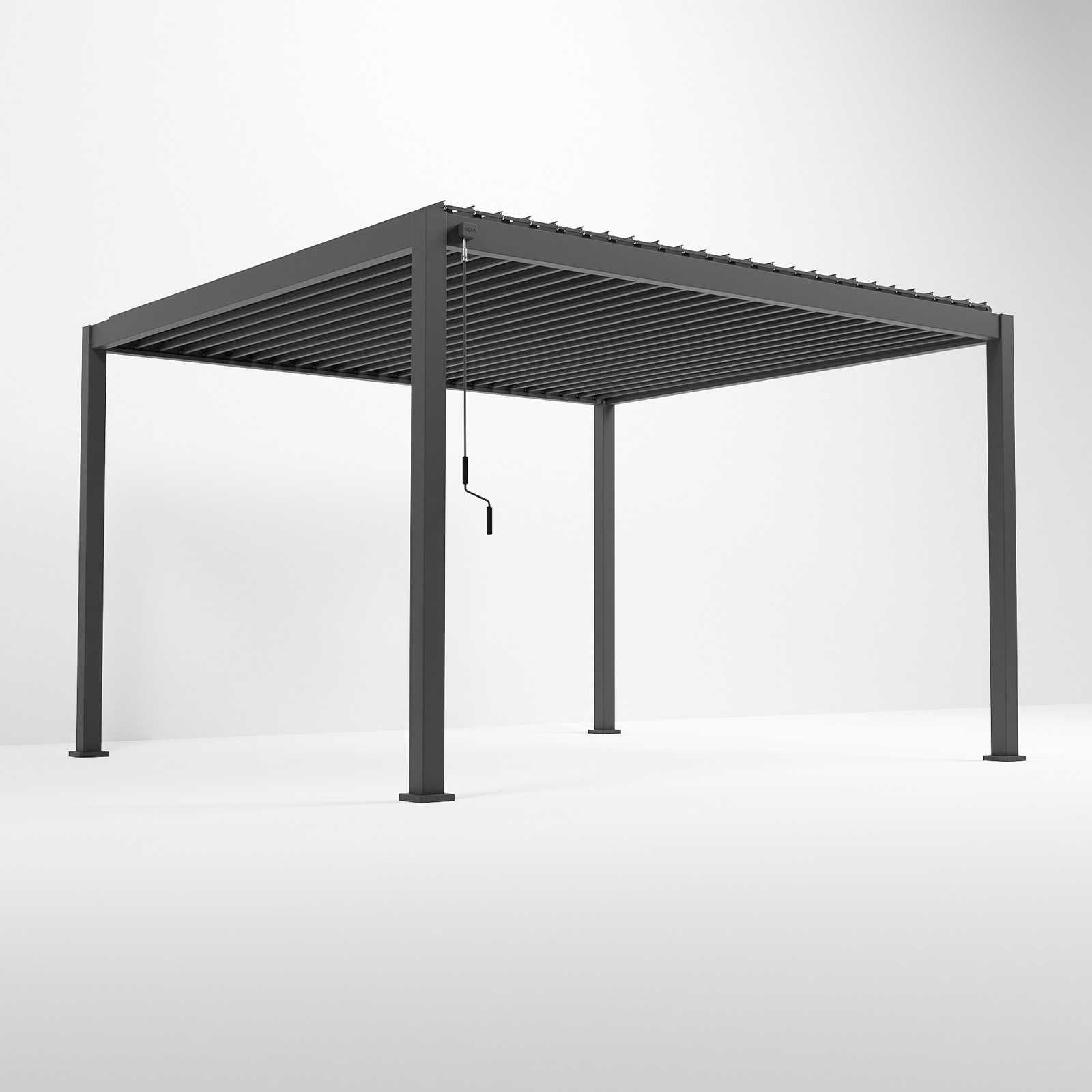 NOVA TITAN 3m x 2.4m Rectangular Pergola – Grey (2026 Model)
