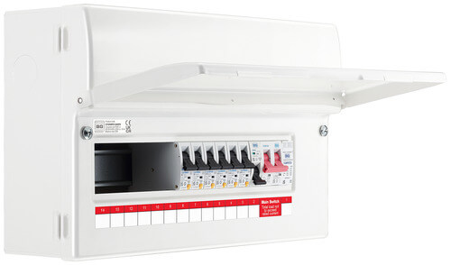 13 Way With 100A Switch 2 X Type A 63A 30Ma Rcd 10X Mcbfts CFUDP16613A-01