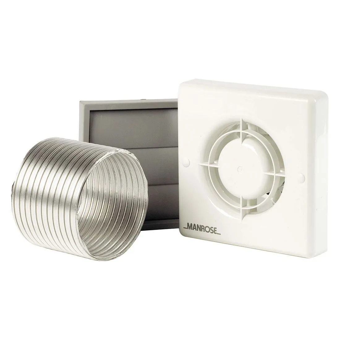 Manrose Wall Fan Kit Timer Model 100Mm