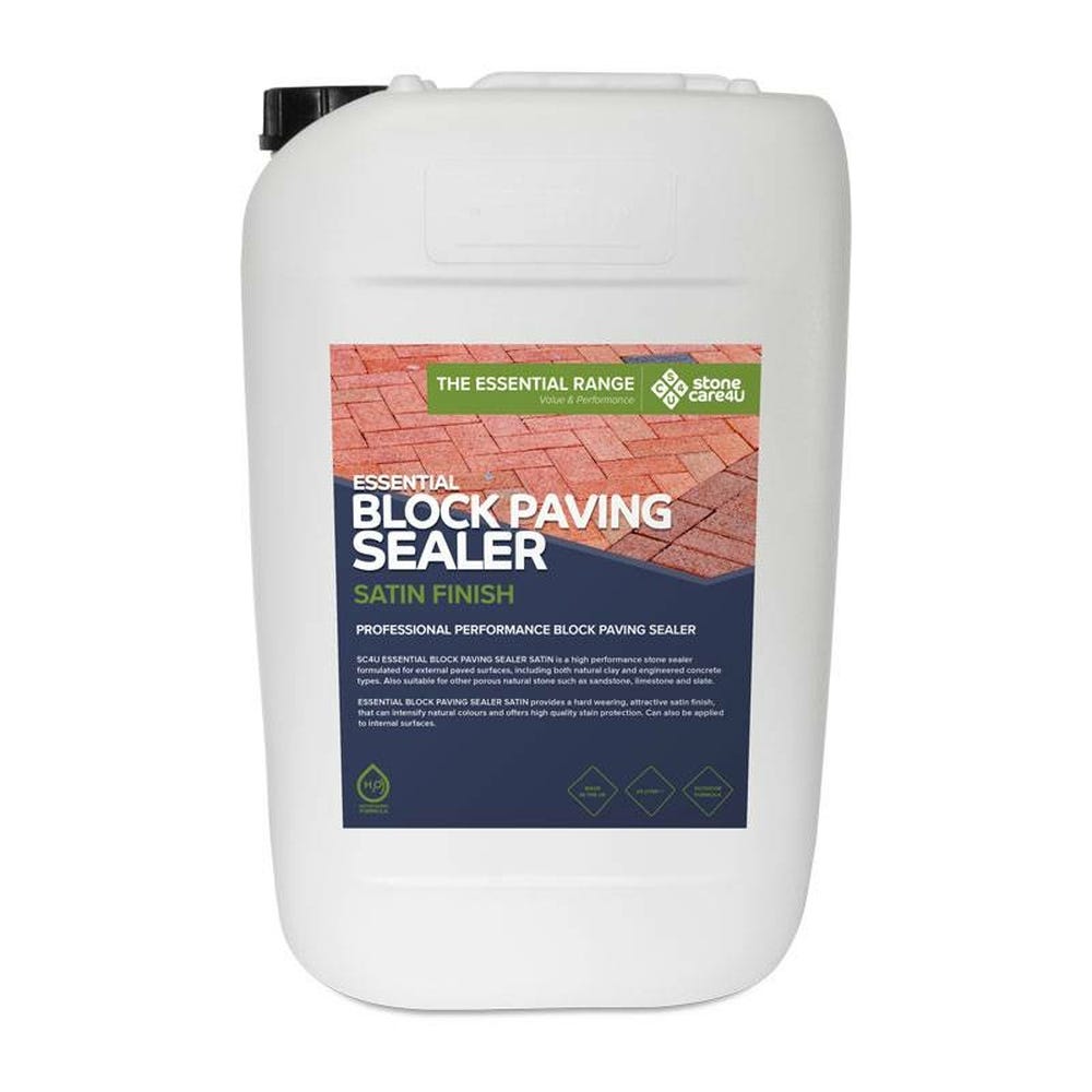 Essential Block Paving Sealer Satin Finish - 5L