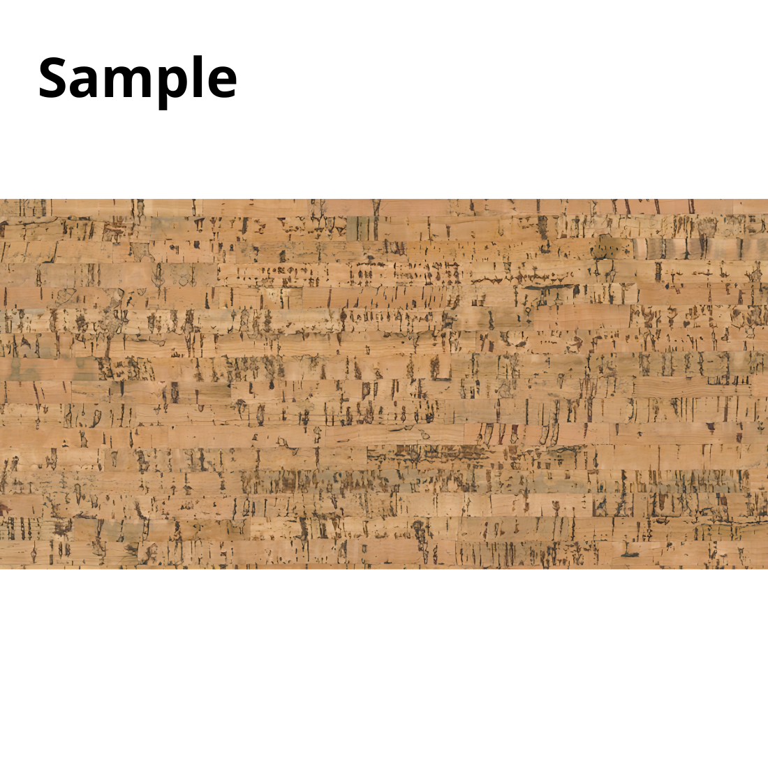 Decorative Cork Wall Tiles - Canvas - Sample - 1 Strip