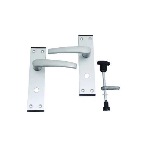 4Trade Oxford Privacy / Bathroom Lever Satin Anodised Aluminium