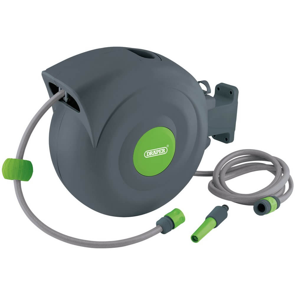 Draper 15046 Retractable Garden Hose Reel 20M per kit