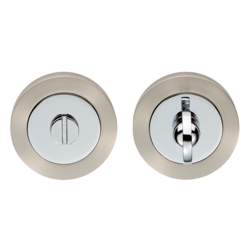 Carlisle Brass Turn & Release On Concealed Fix Round Rose Satin Chrome