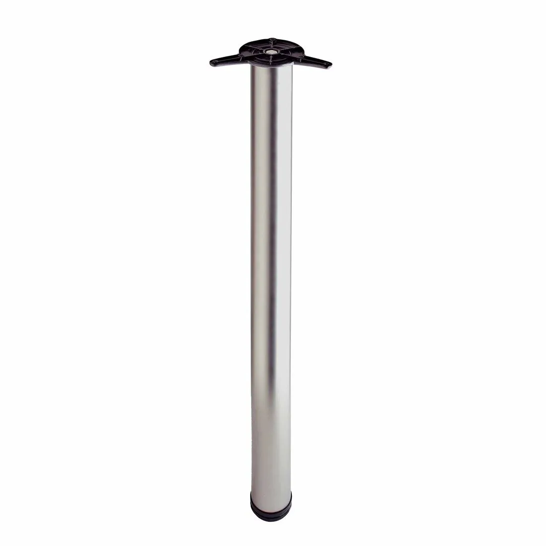 Rothley Worktop Support Leg Brushed Nickel 870Mm
