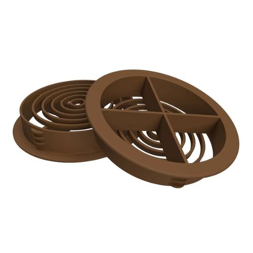Circular Soffit Vent - Rosewood